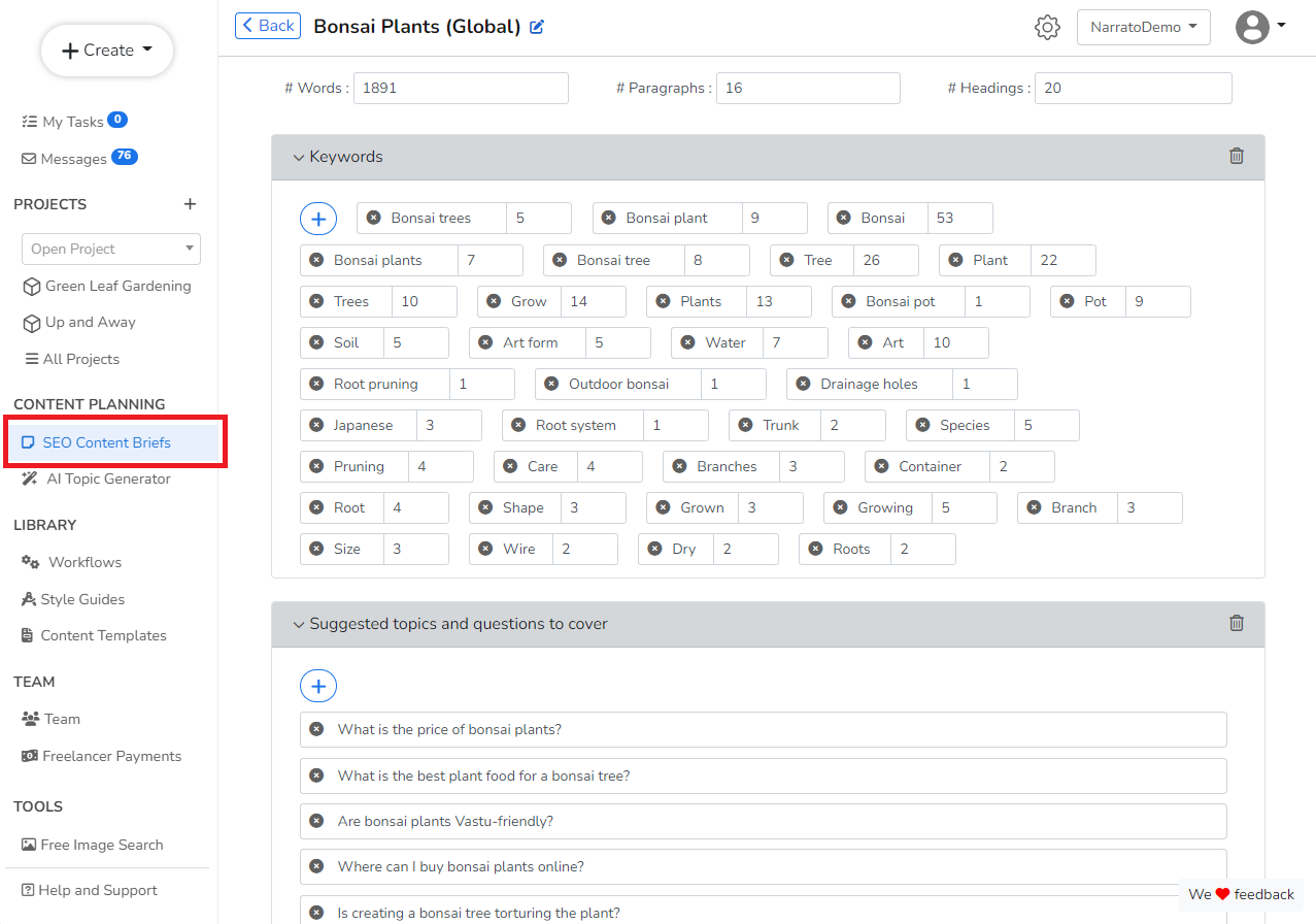 content workflow